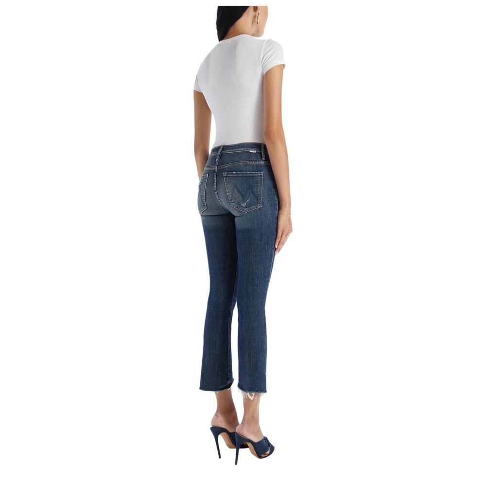 Mother Insider Crop Step Fray Distressed Wildflower Boot High Rise Jeans 26 - Picture 2 of 12